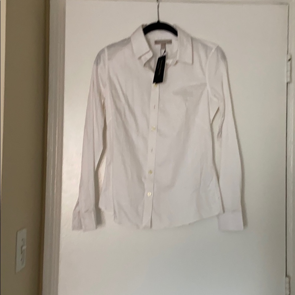 White button down
